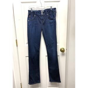 Hudson Jeans Beth Baby Boot Tall Flap Pockets Dark Wash Women’s 32 32.5” Inseam